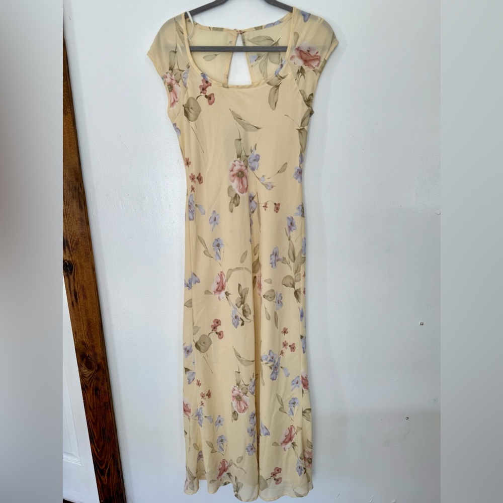 Scarlett Maxi Dress with Cap Sleeves